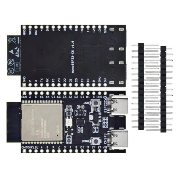 ESP32-C6 N4 30 pines fejlesztőpanel WiFi, BTLE, ZigBee képességgel