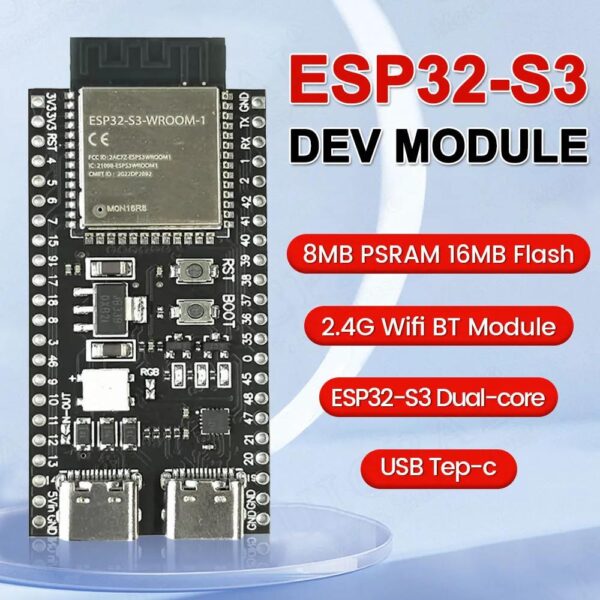 ESP32-S3 N16R8 nagytudású fejlesztőpanel 16/8 MB - Image 5