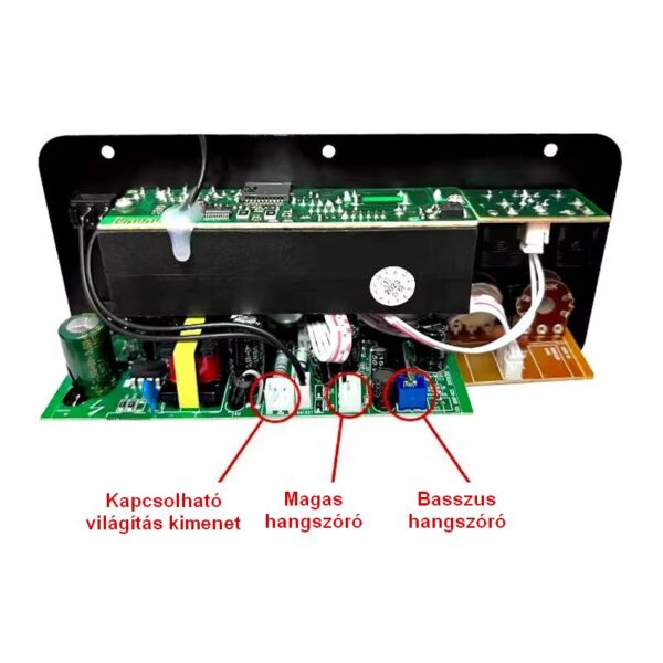 D10 Mono bluetooth erősítő előlap - Image 2