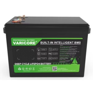 VariCore 24V 100Ah LiFePO4 LFP akkumulátor LCD kijelzővel