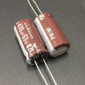 470uF 63V low-imp elektrolit kondenzátor Nichicon PW