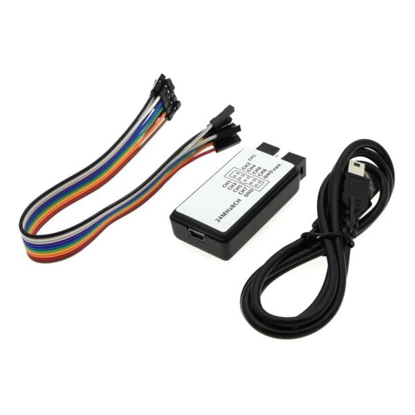 8 csatorna/24MHz-es USB logikai analizátor
