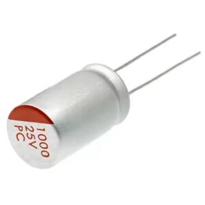 1000uF 25V általános célú alumínium polimer kondenzátor
