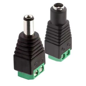 DC táp csatlakozó 1 pár 5.5x2.1 mm