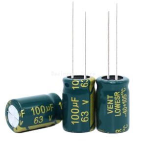100uF 63V low-ESR elektrolit kondenzátor
