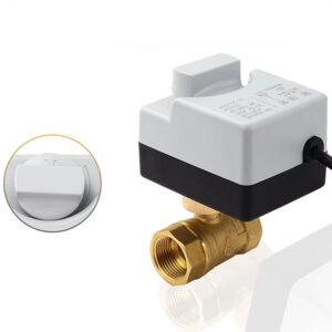 1"-os motoros golyóscsap, 230V, kézzel is állítható