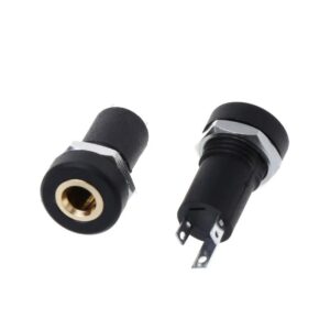 3.5mm-es 3 pólusú csavarozható audio jack aljzat